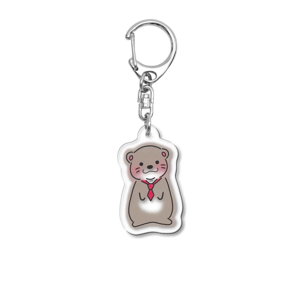 ArtChildrenの会社員の河中さん（カワウソ） Acrylic Key Chain