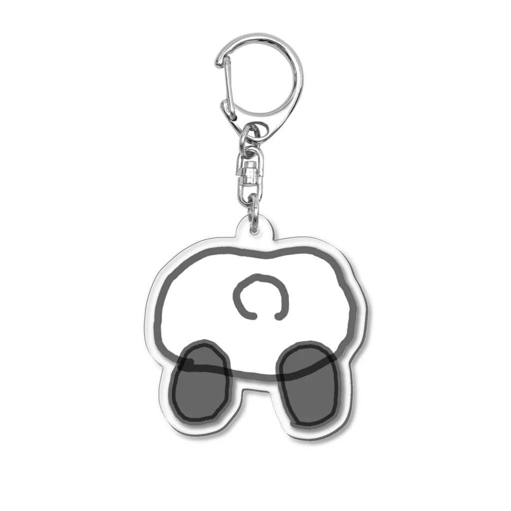 Mafuuuuのパンダのおしり Acrylic Key Chain