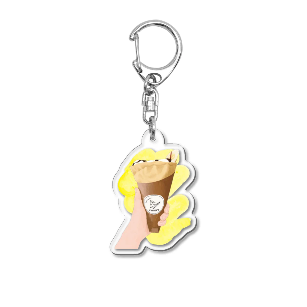 CHUN'SのCHUN'S クレープ イラスト Acrylic Key Chain