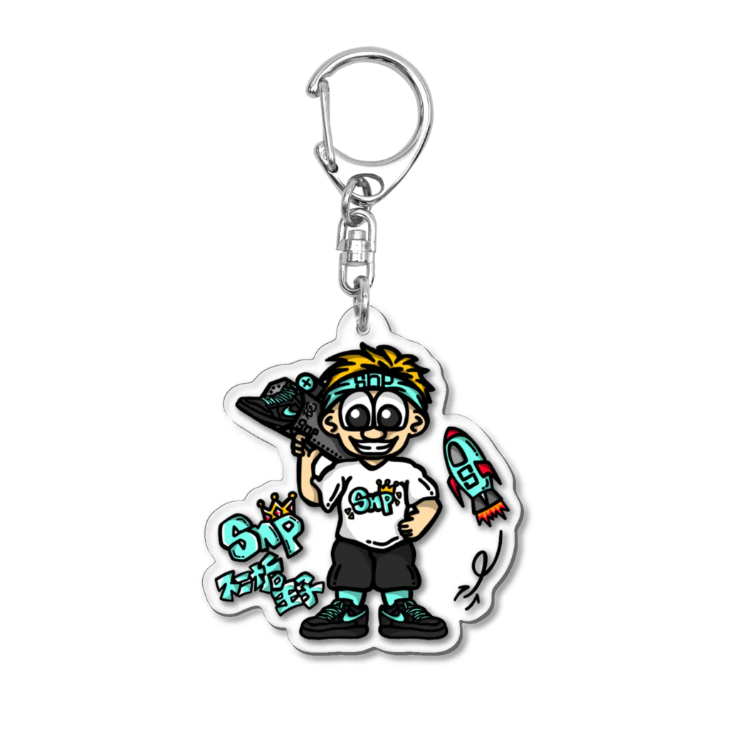 王子のアパレル Snprinceの海波Snp Acrylic Key Chain