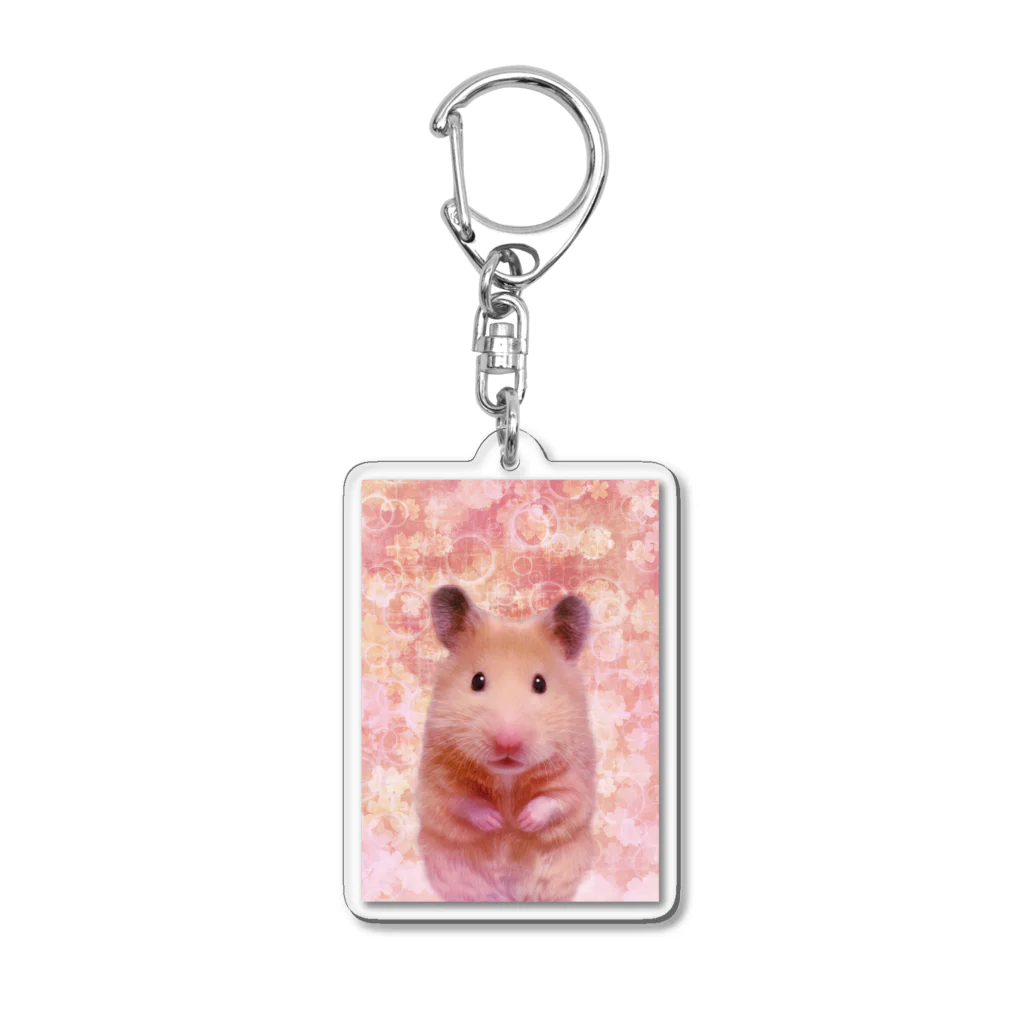 MUYU /  Animal ArtistのAlways watching over you - 桜 - Acrylic Key Chain