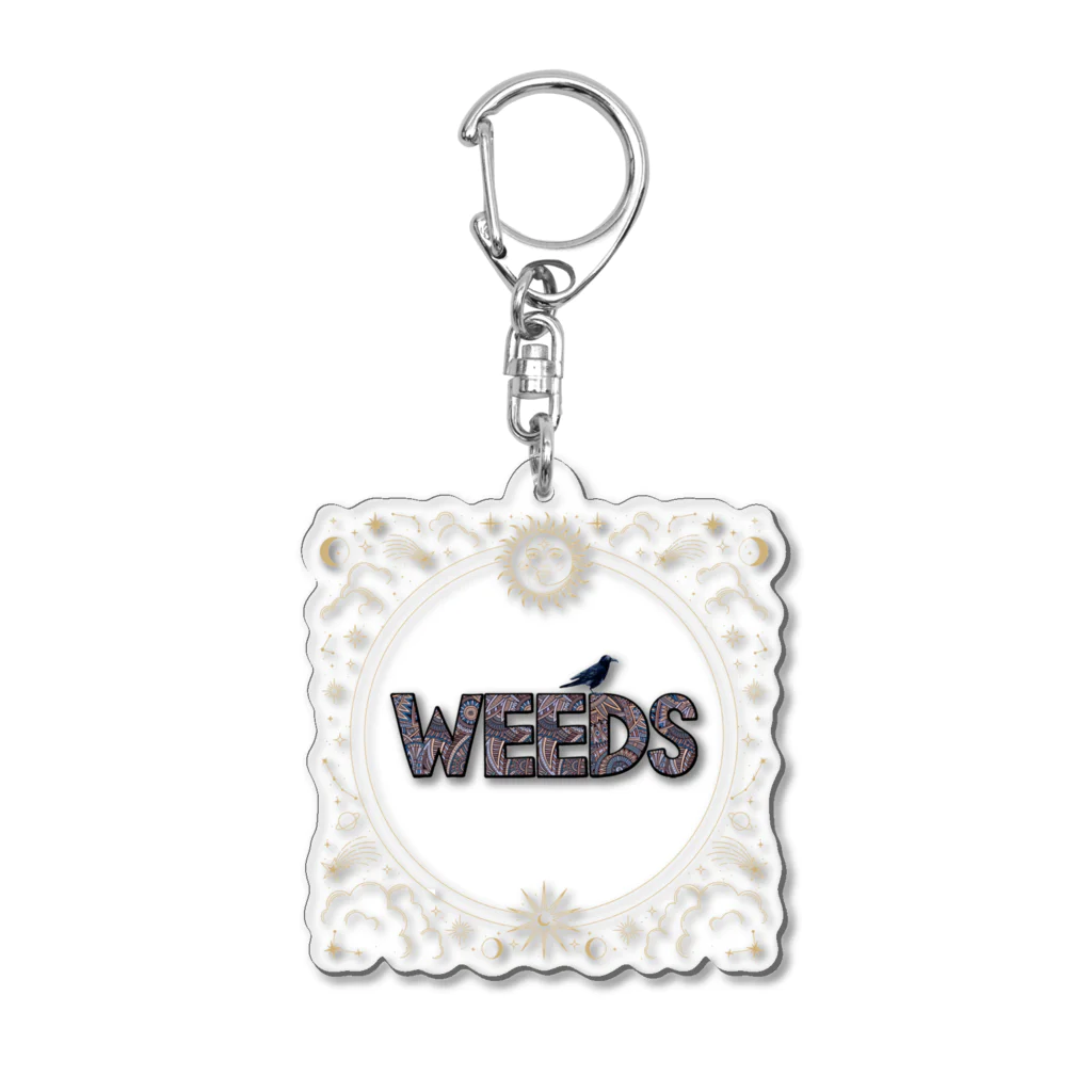 薬草専門店WEEDSのオリエンタルWEEDS Acrylic Key Chain