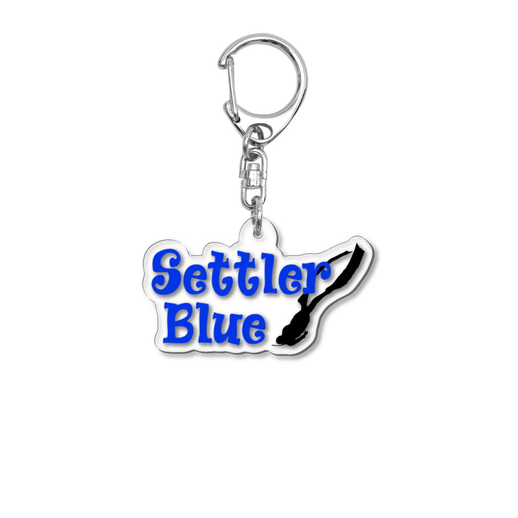 FREELYSのSettler -Blue Blue Acrylic Key Chain