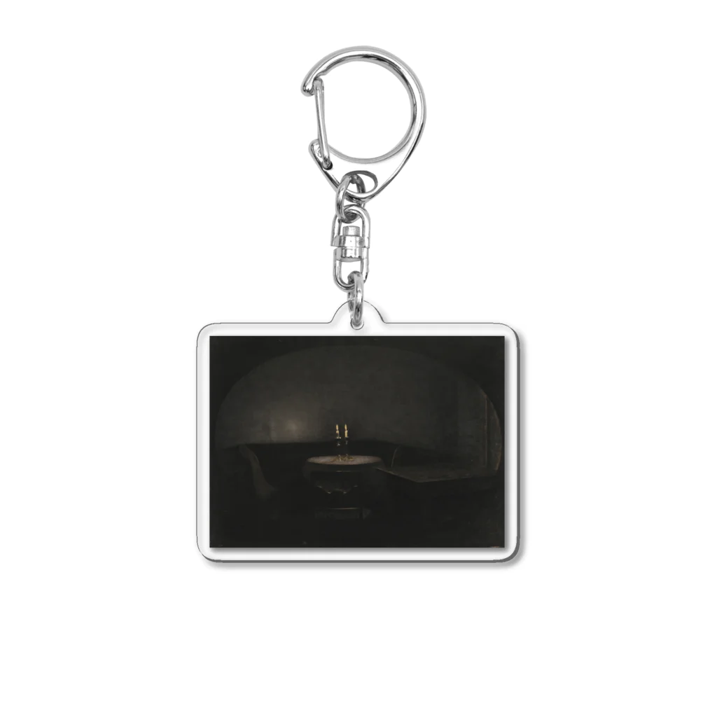 art_of_hammershoiの室内　人工光 / vilhelm hammershoi Acrylic Key Chain