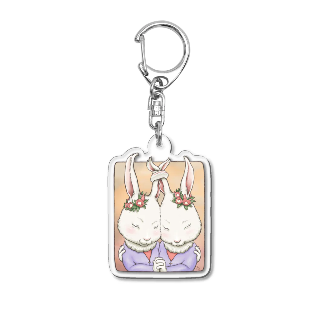 fusususuのうさぎ Acrylic Key Chain