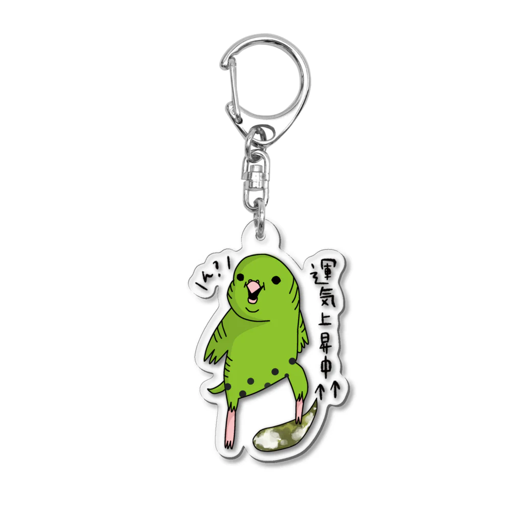 久保田キコリの運気UP【サザナミグリーンでかふんこver】 Acrylic Key Chain