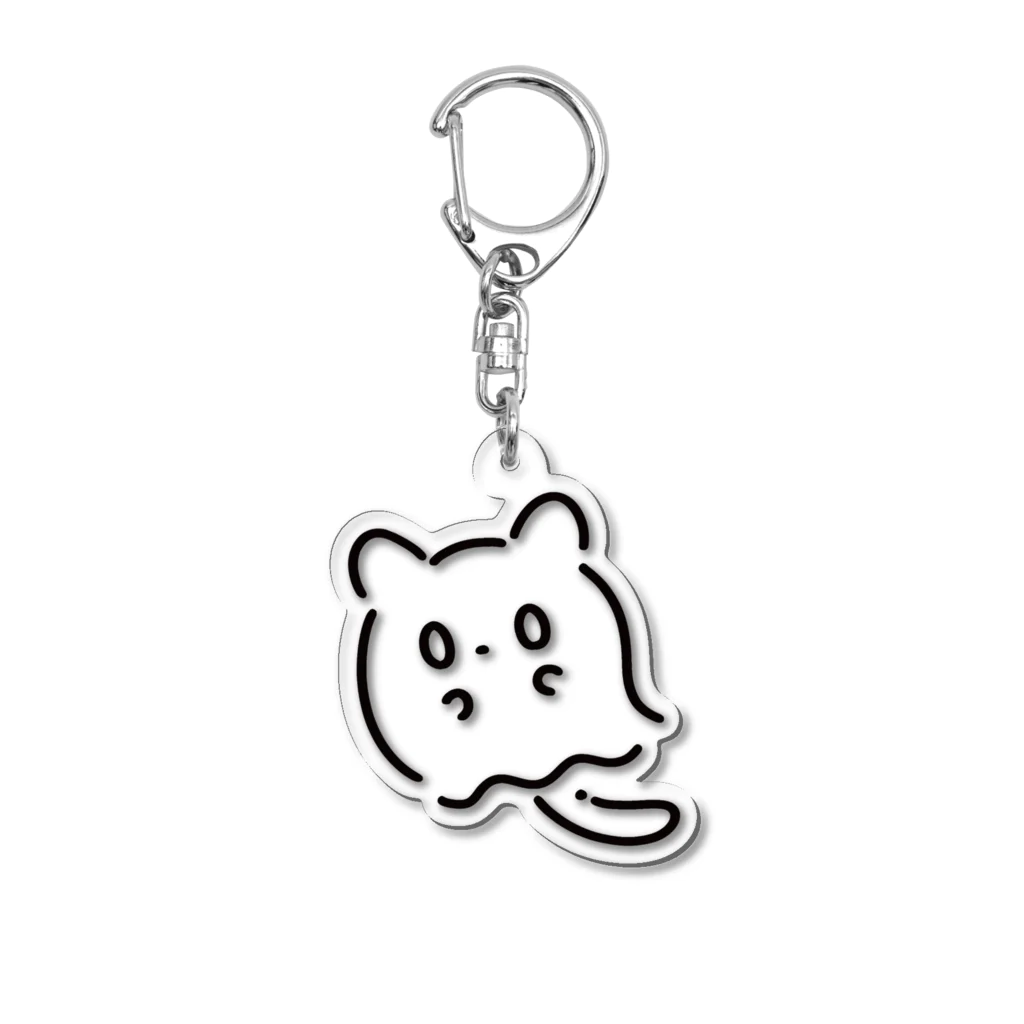 PU!shopのねこおばけキーホルダー Acrylic Key Chain