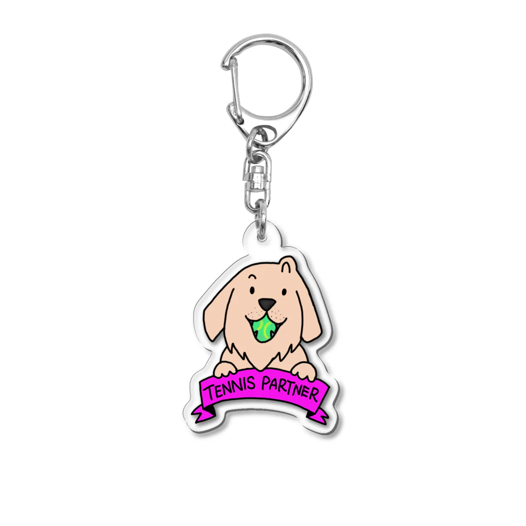 アスカのテニスパートナーのデンくん Acrylic Key Chain