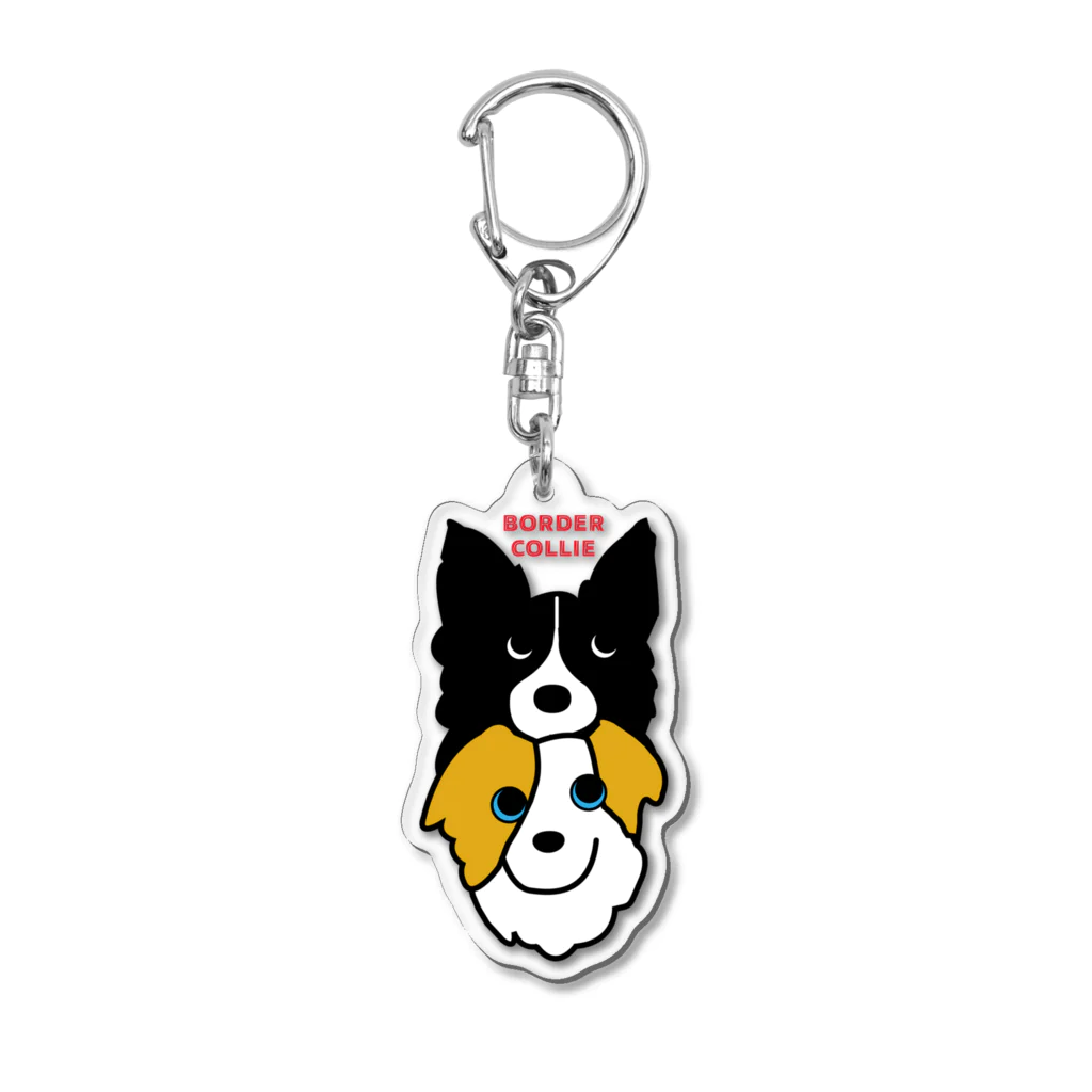 Bordercollie StreetのSLN-b Acrylic Key Chain