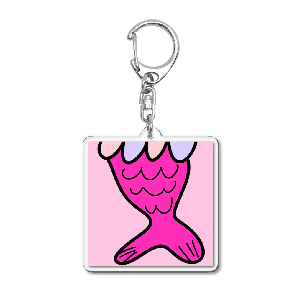 handmade asyouareの人魚 Acrylic Key Chain