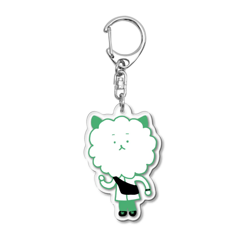 おこめちゃんのポスティングおこめちゃん Acrylic Key Chain