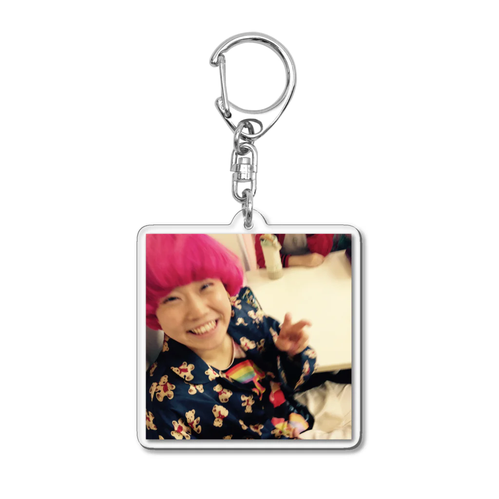 Baby Blue のyeh kinoko - pink - Acrylic Key Chain