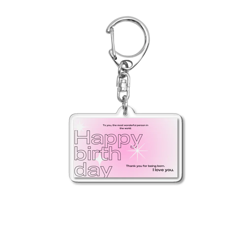 mingnoheyaのotanjobi keyring  Acrylic Key Chain