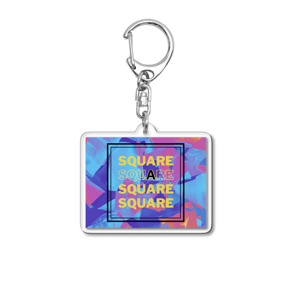 insparation｡   --- ｲﾝｽﾋﾟﾚｰｼｮﾝ｡のsquare Acrylic Key Chain