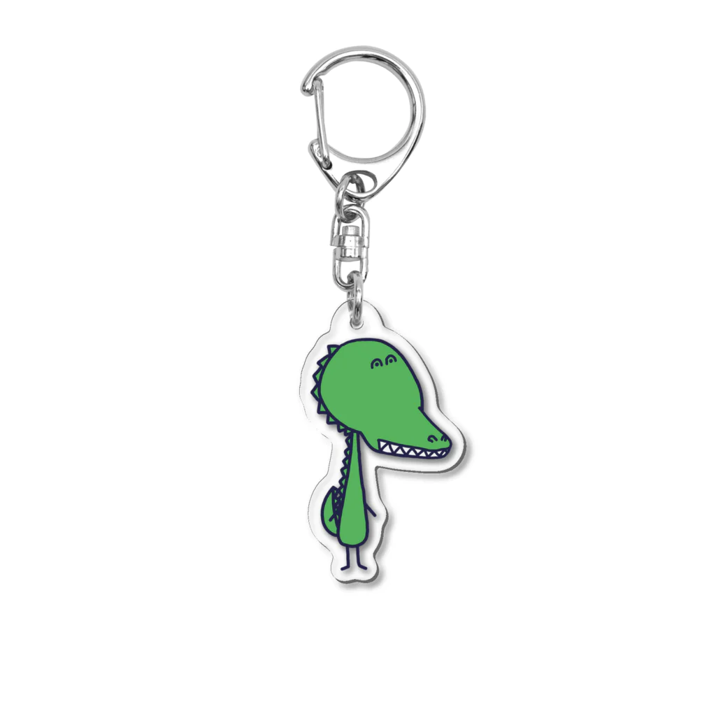 あさどぅの鰐 Acrylic Key Chain