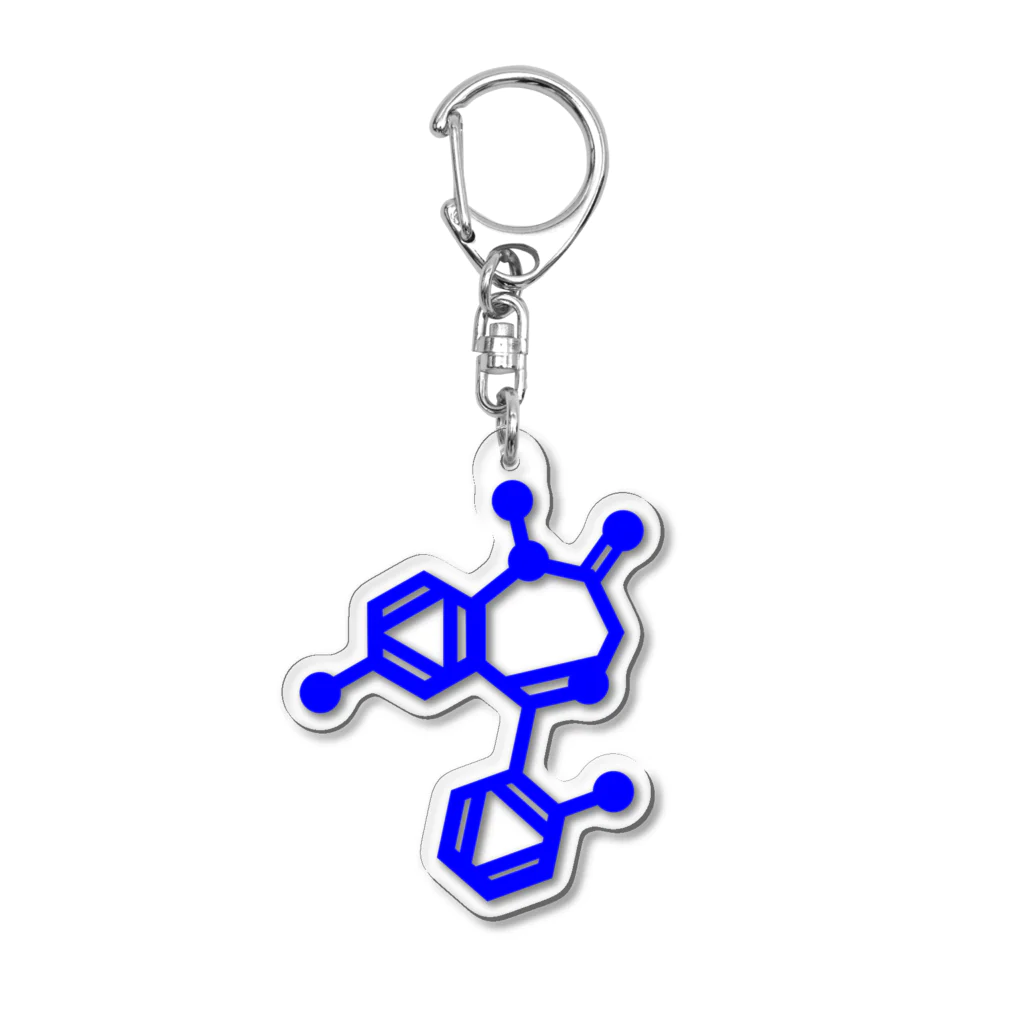 科学雑貨Scientiaのサイレース！ロヒプノール！フルニトラゼパム！ Acrylic Key Chain