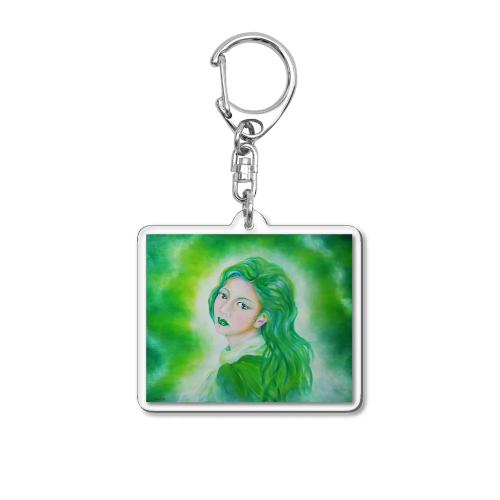 Happy Circusのハッピークラウン12・woman Acrylic Key Chain