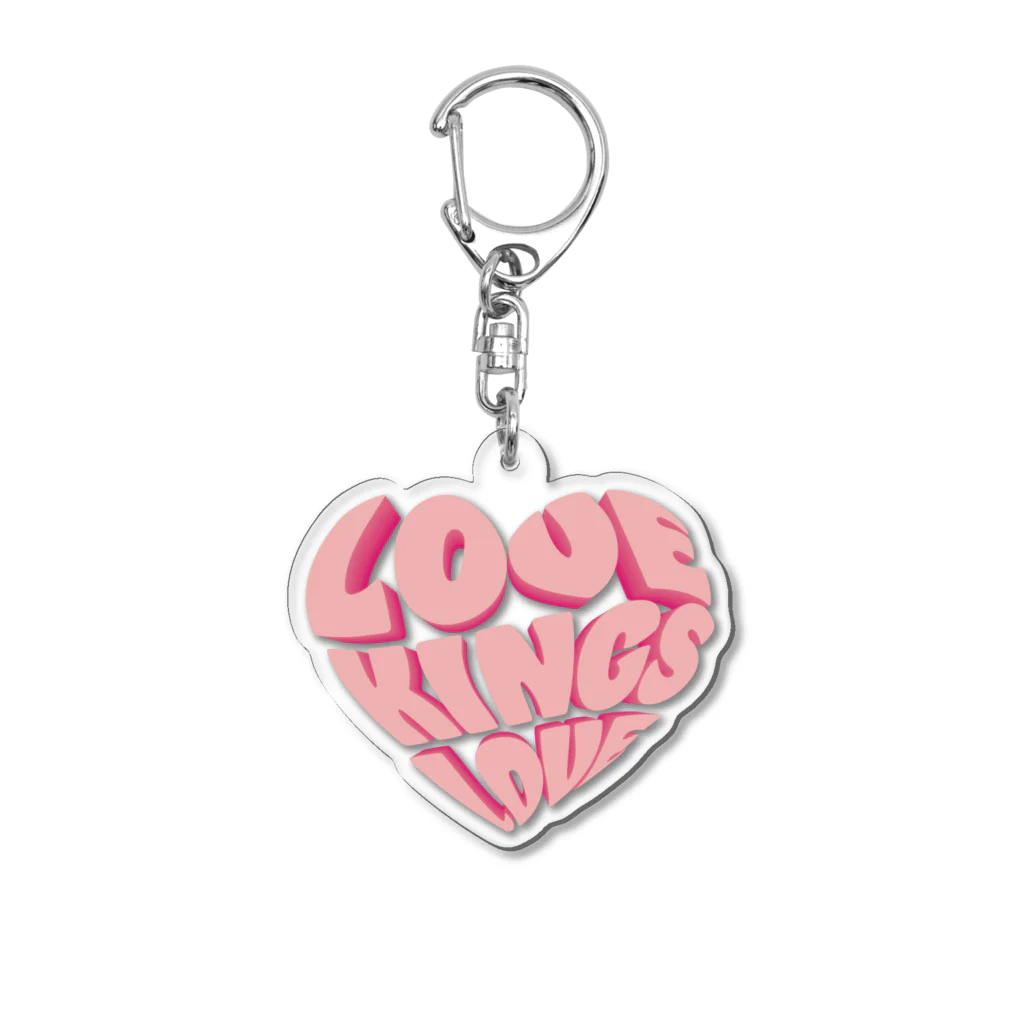 WAVY ONLINE SHOPのLOVE KINGS Acrylic Key Chain