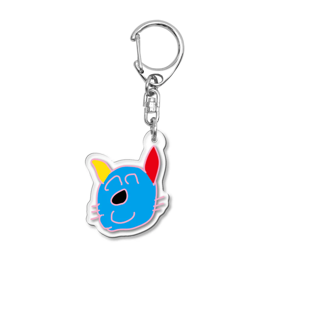 Sochanの猫のにこにこ -Smile Cat- Acrylic Key Chain