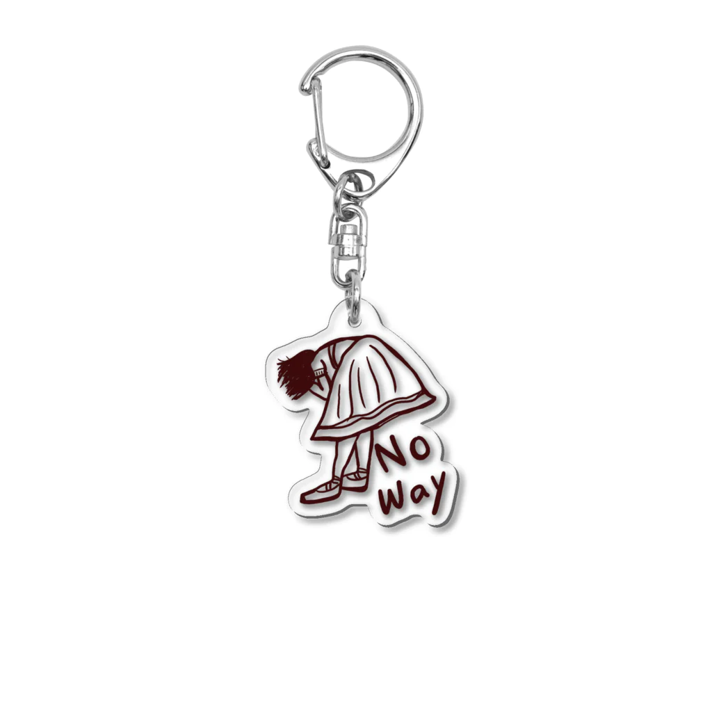 SouTenu.のno way Acrylic Key Chain