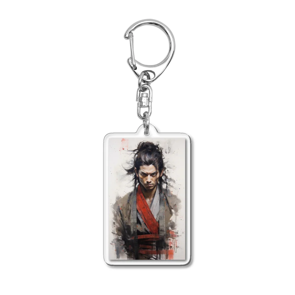 News US Suzuri Storeの侍 サムライアート 其の壱 Acrylic Key Chain