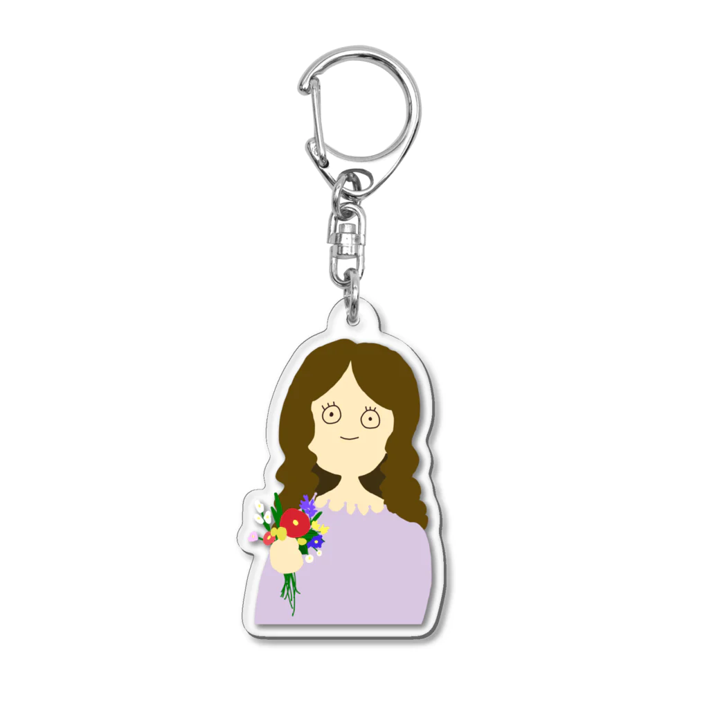 Tamaの水中撮影だという事を現場で知ったオフィーリア Acrylic Key Chain