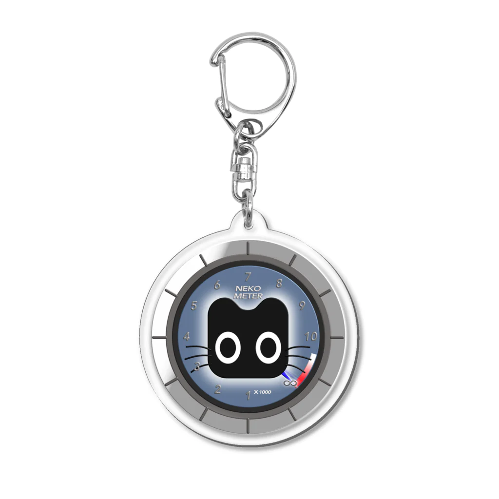 Suzutakaのくろねこクロル（NEKO METER） Acrylic Key Chain