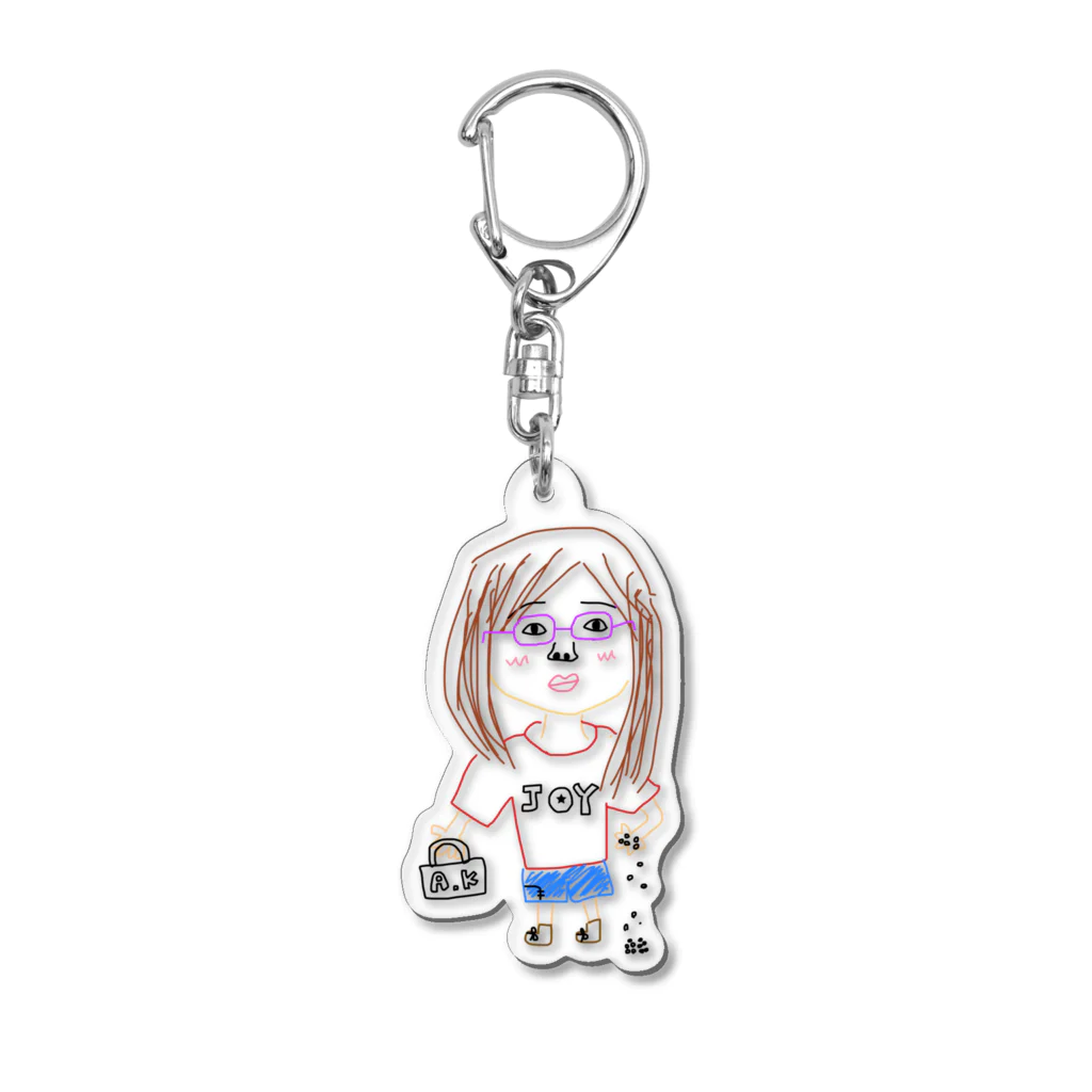 めんまるしぇの親愛なる隣人 Acrylic Key Chain