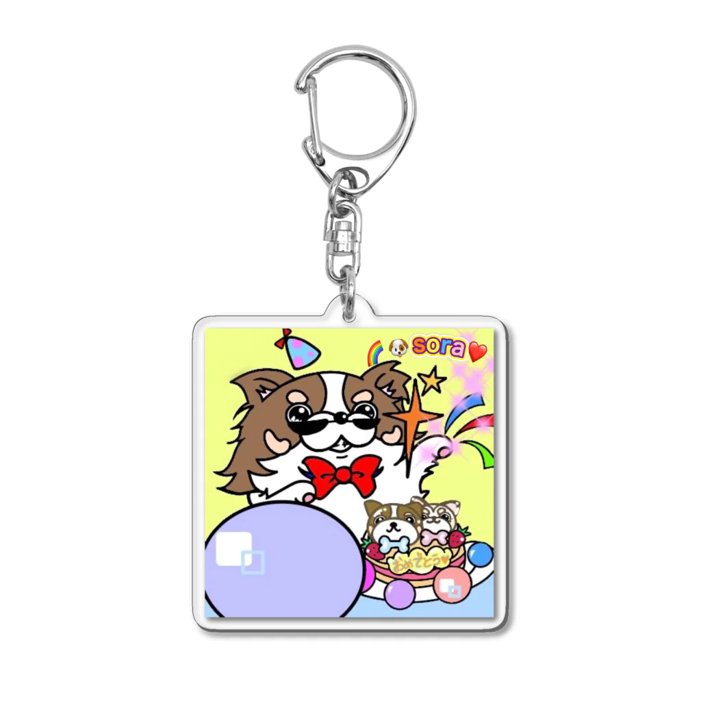 🌈🐶宇宙(sora)の部屋❤️の宇宙(sora)オリジナル Acrylic Key Chain