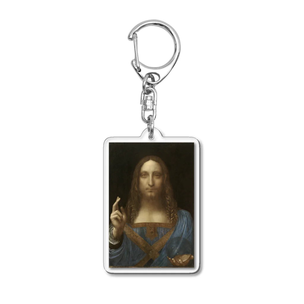 世界美術商店のサルバトール・ムンディ/ Salvator Mundi Acrylic Key Chain