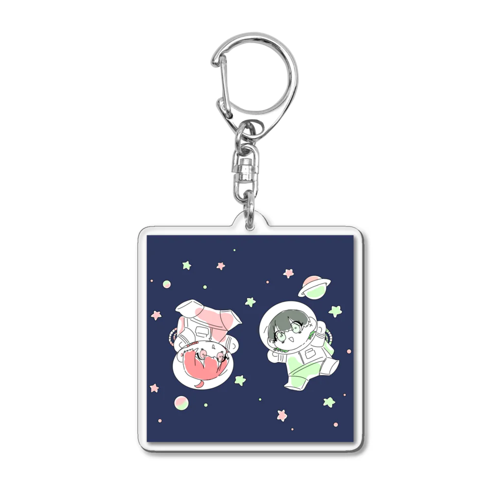 ひよこの非常食のさんはち！宮坂＆無名 Acrylic Key Chain