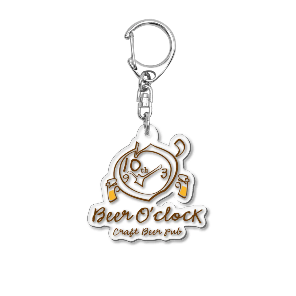 BeerOclockの１０周年記念グッズ２ Acrylic Key Chain