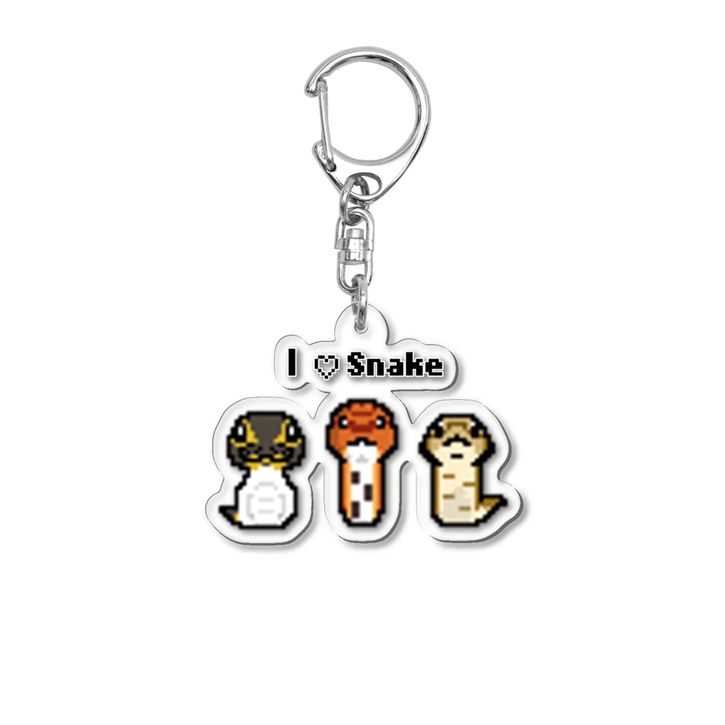 caroのＩ♡Snake Acrylic Key Chain