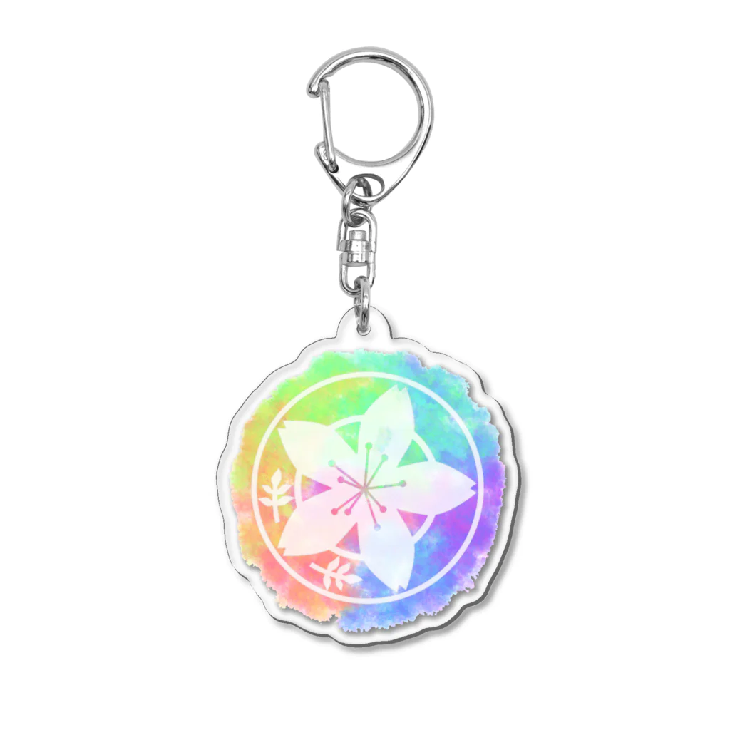 ひとひら物販のレインボーひとひら２０２３ Acrylic Key Chain