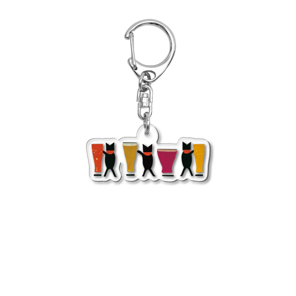 福岡のビールフリーペーパービール大好きドットコムのネチコヤンキーホルダー Acrylic Key Chain