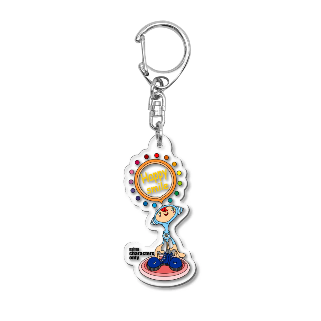 マイティマのHappy smile Acrylic Key Chain