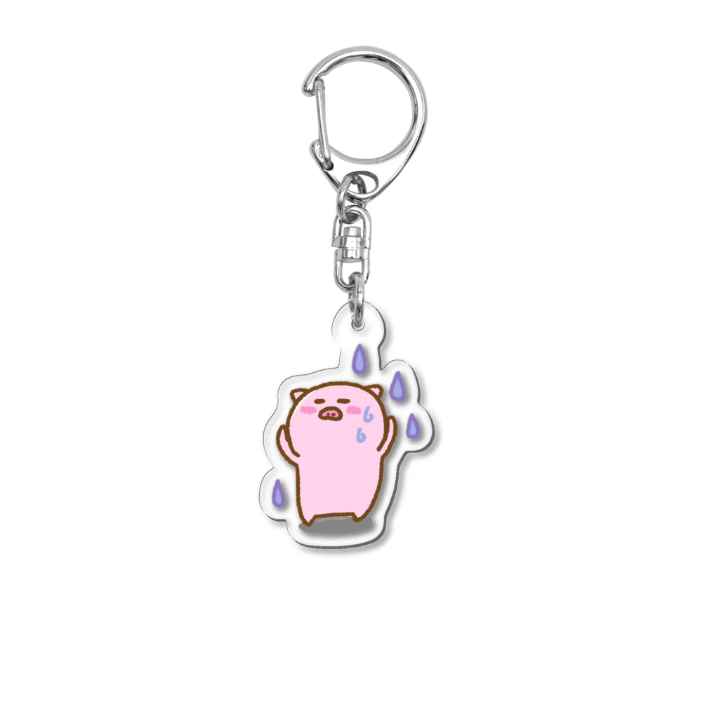 2頭身アニマルズの2頭身アニマルズ　ぶーちゃん Acrylic Key Chain