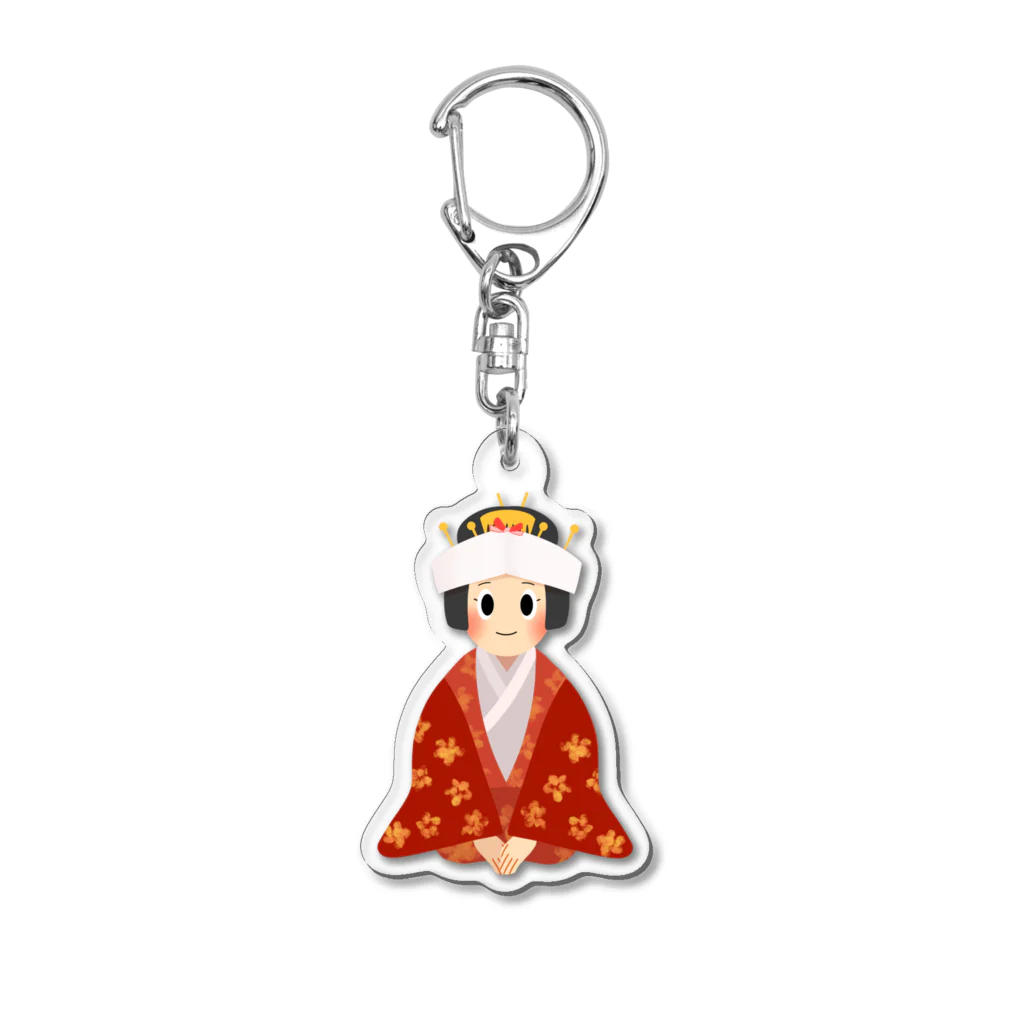 Mashiro2023の和装の花嫁 Acrylic Key Chain