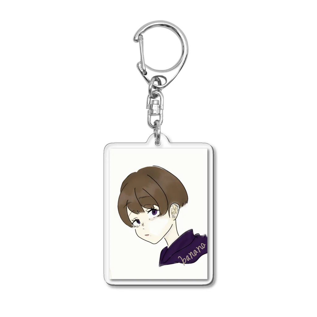 banana._.005のマッシュちゃん Acrylic Key Chain