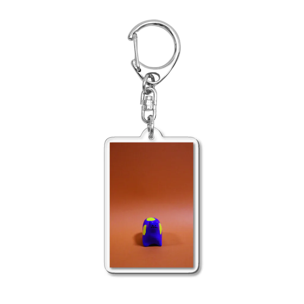 TOYTOYの牛（青黄） Acrylic Key Chain