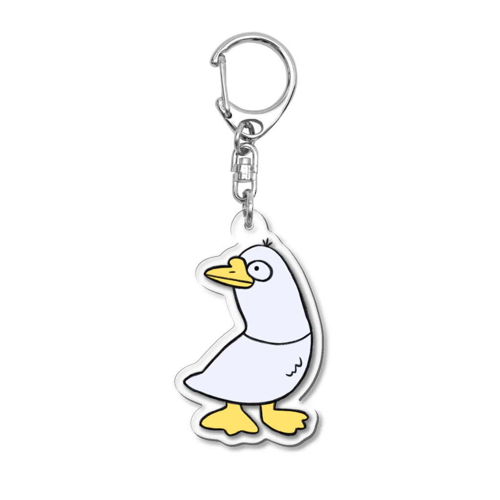 Shiroのガチョウ主張 Acrylic Key Chain