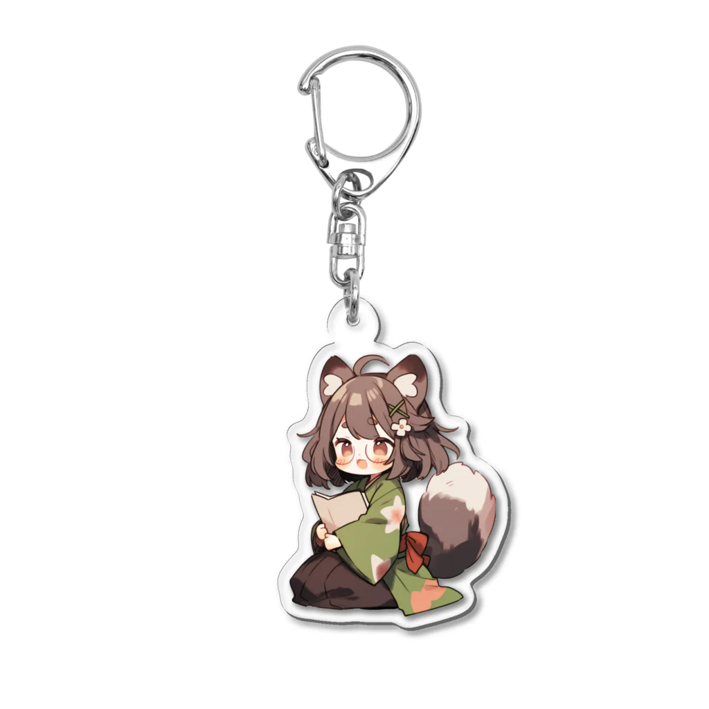 jai-to-anのたぬっぺ  (Tanuppe)  ver.5 狸の神様、たぬき、タヌキ Acrylic Key Chain