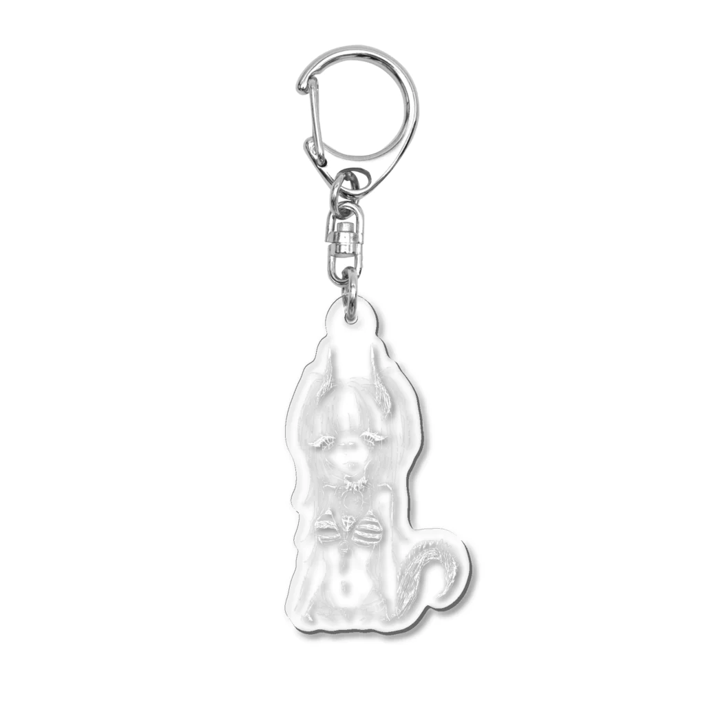 くろんにゃんのお店の火属性っぽい Acrylic Key Chain