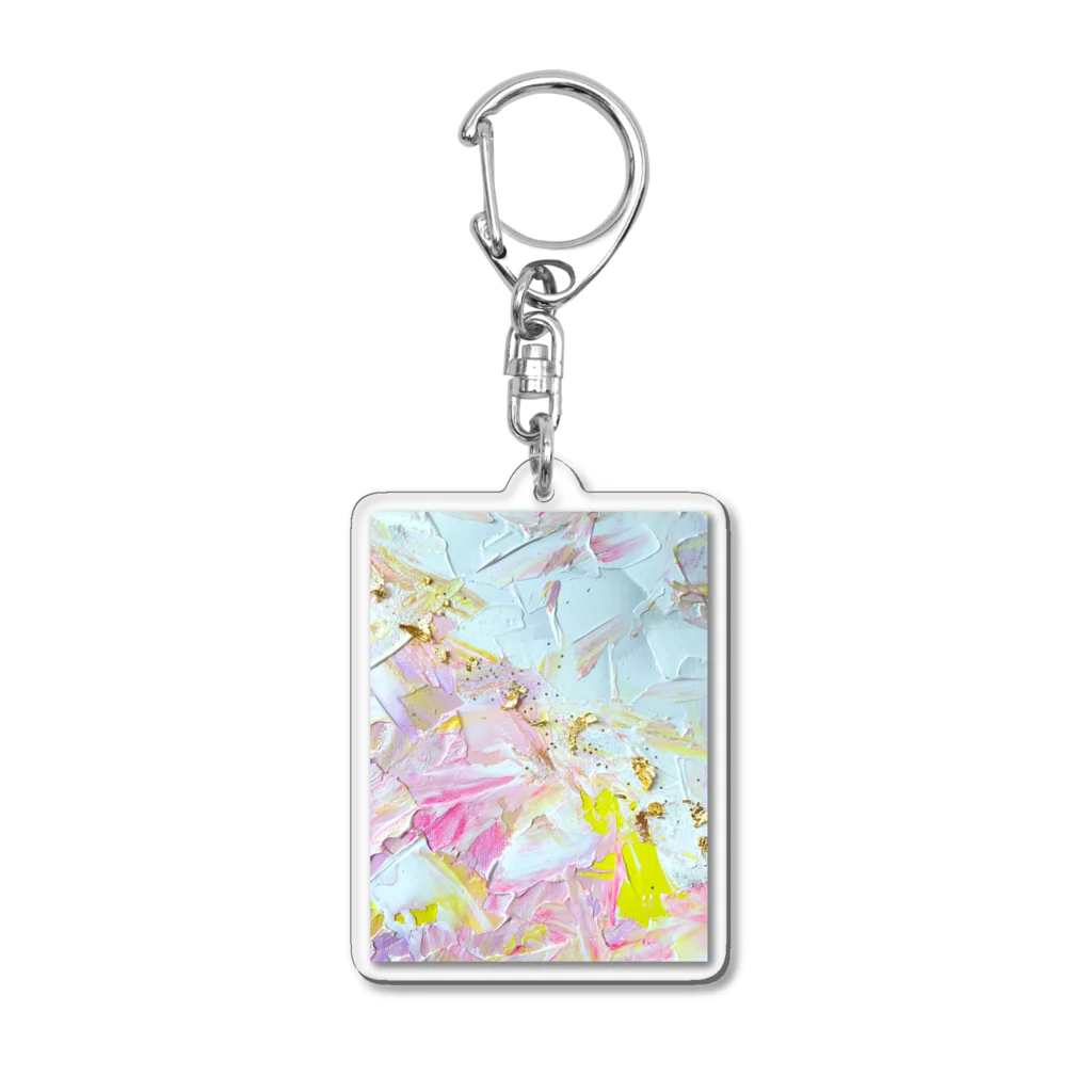 iroasobi_artのテクスチャーアート♡ Acrylic Key Chain