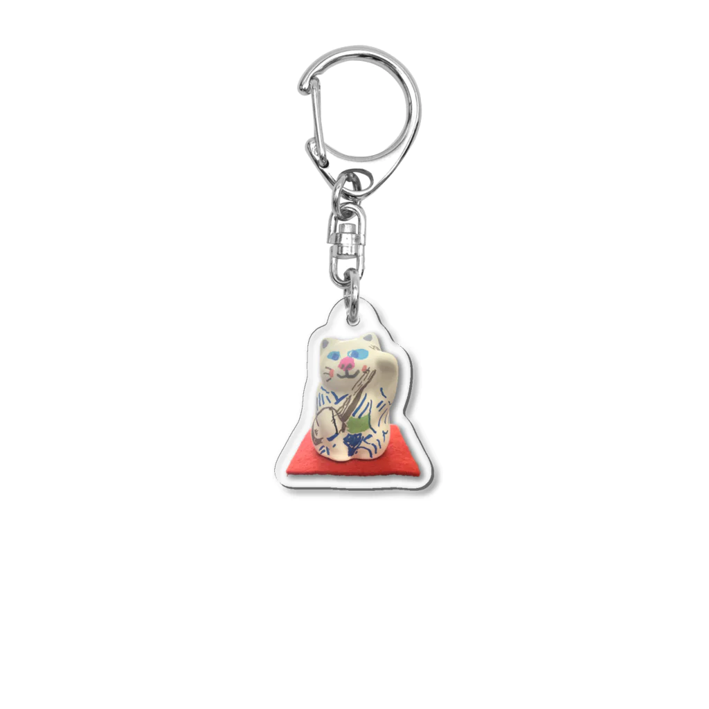 【公式】志ん輔と仲間たちの志ん輔特製「猫忠」 Acrylic Key Chain