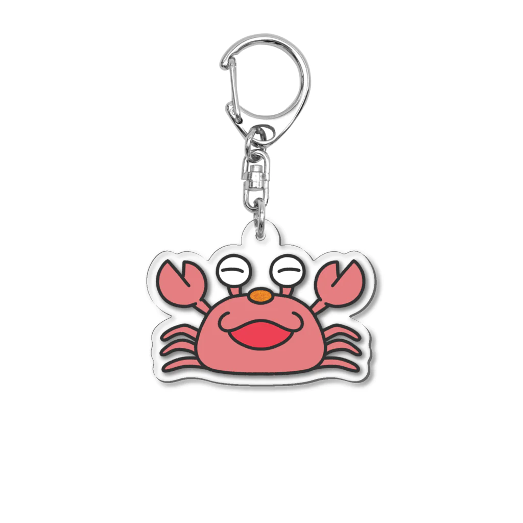 ワスイーツタウンのかにせんべいくん Acrylic Key Chain