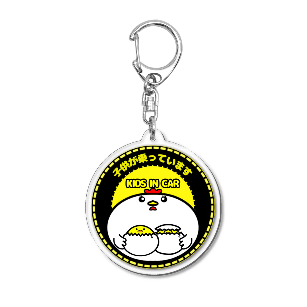 ken_ikedaの子供が乗っています Acrylic Key Chain