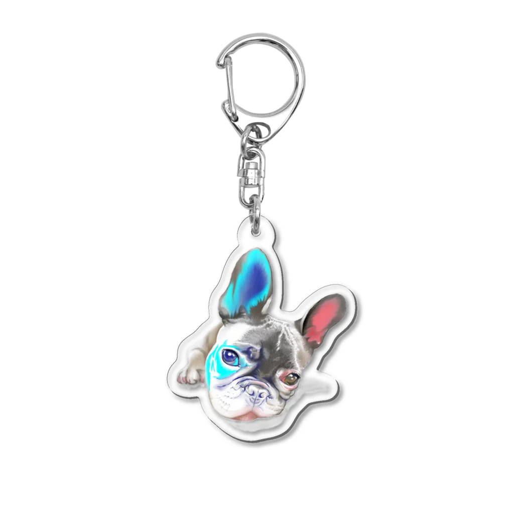 フレンチブルドッグのミリオンのフレンチブルドッグのミリオン Acrylic Key Chain