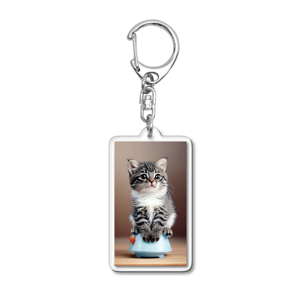 ryuonji87のかわいい猫ちゃん　こゆき Acrylic Key Chain