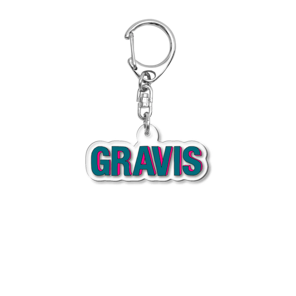 GRAVISのGRAVIS アクリルキーホルダー